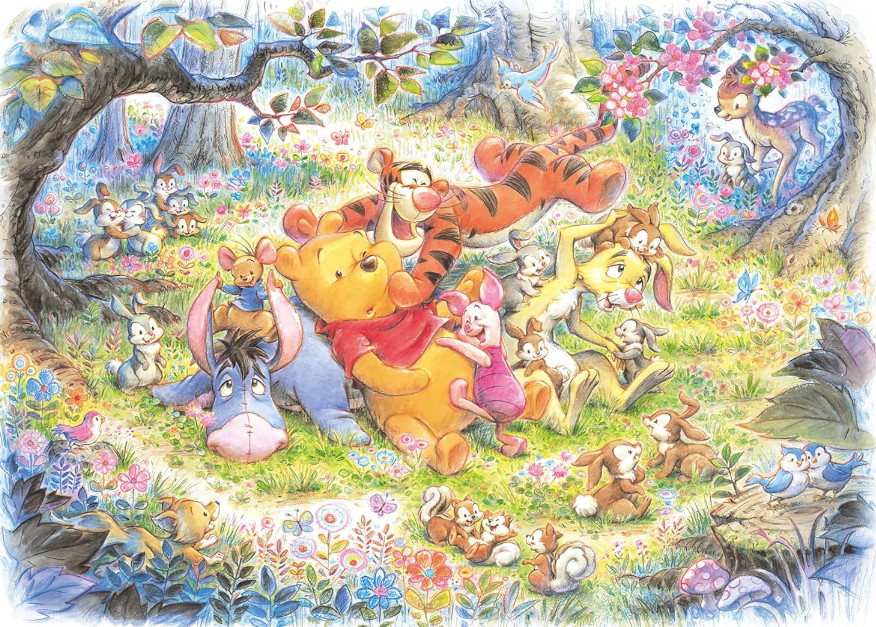 Puzzle Disney Tenyo 500 pièces Winnie l'Ourson