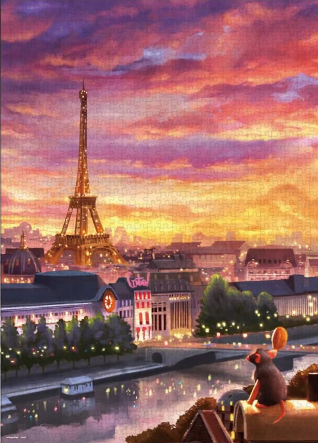 Puzzle Disney Pixar Tenyo 1000 pièces Ratatouille One Day At Sunset