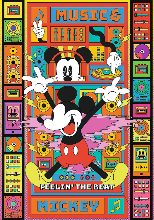 Puzzle Disney Trefl 1000 pièces Feeling the Beat