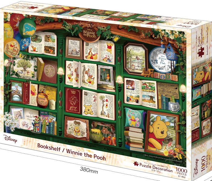 Puzzle Disney Epoch 1000 pièces Bibliothèque Winne L'Ourson