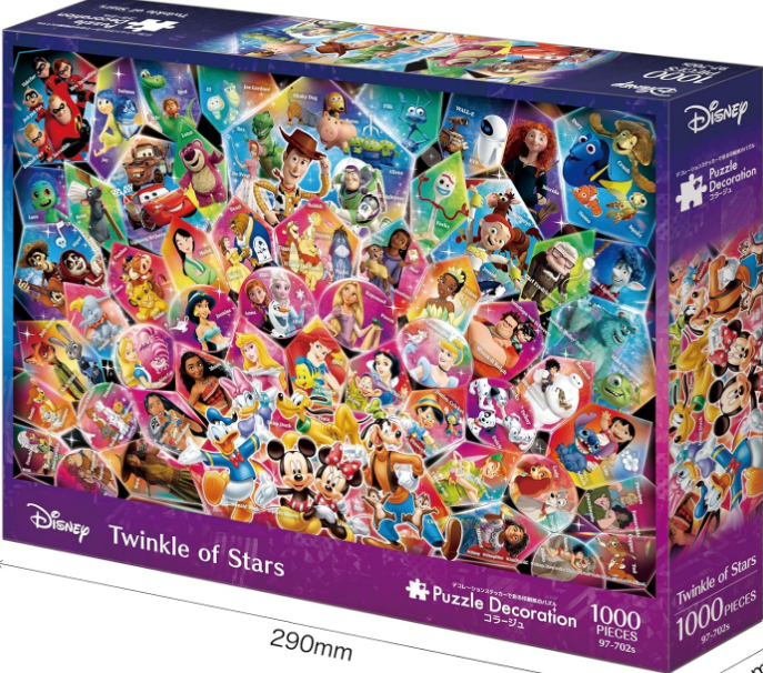 Puzzle Disney Epoch 1000 pièces Collage - Scintillement des étoiles