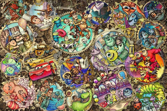 Puzzle Disney Tenyo 1000 pièces Galerie des Personnages Pixar