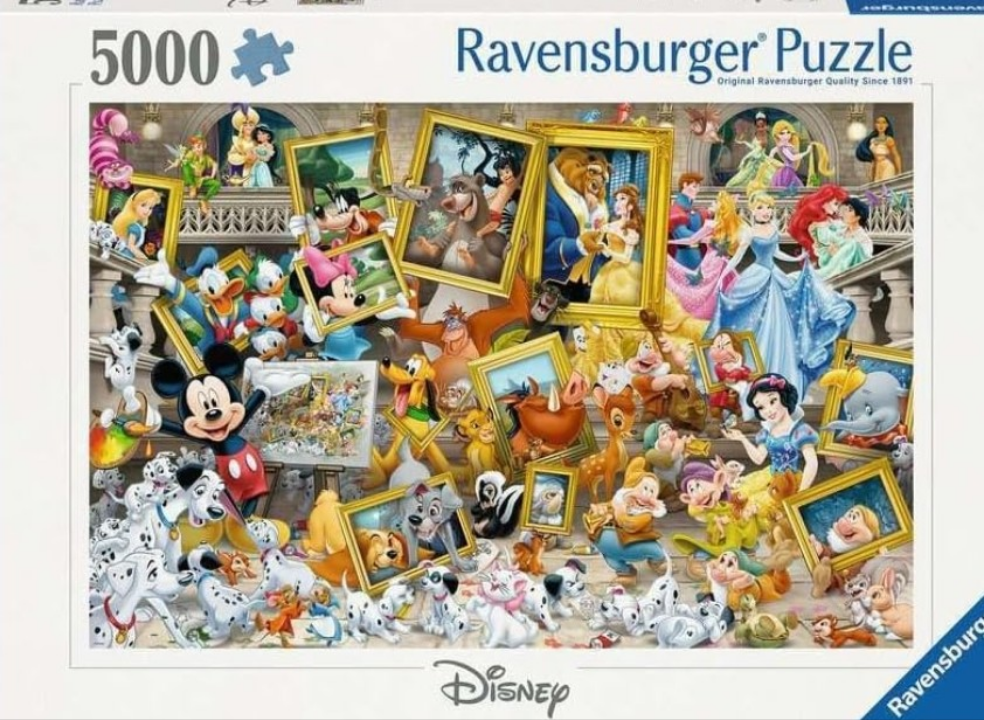 Puzzle Disney Ravensburger 5000 pièces Mickey l'artiste