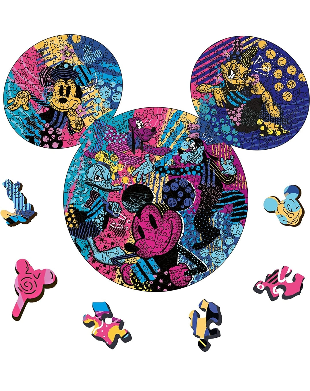 Puzzle Trefl en bois 500 pièces+ 5 Mickey wood craft