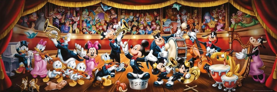Puzzle Disney Clementoni panorama 1000 pièces orchestre Disney