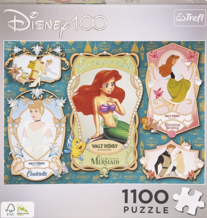 Puzzle Disney 100 Trefl 1100 pièces Princesses Disney