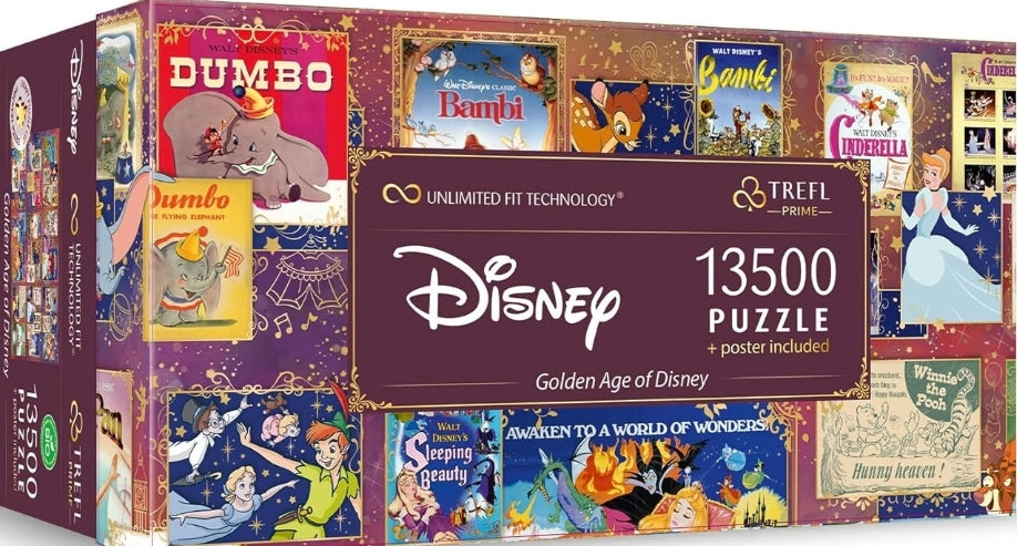 Puzzle Disney Trefl 13500 pièces Golden Age of Disney