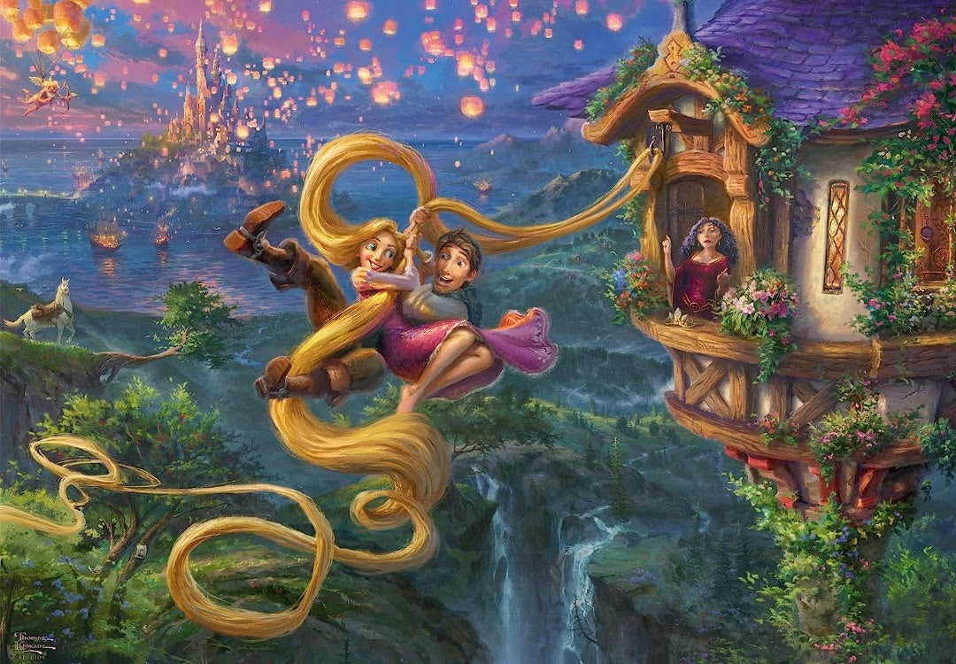 Puzzle Disney Schmidt 1000 pièces Raiponce tangled up in love