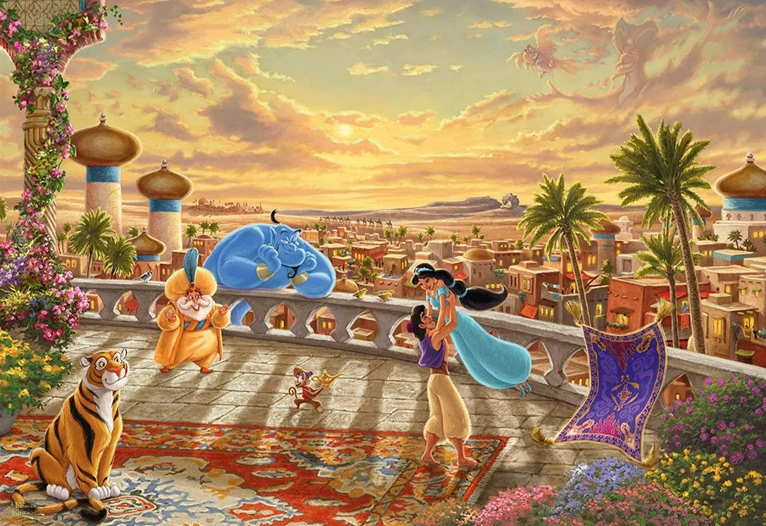 Puzzle Disney Schmidt 1000 pièces Jasmine dancing in the desert sunlight