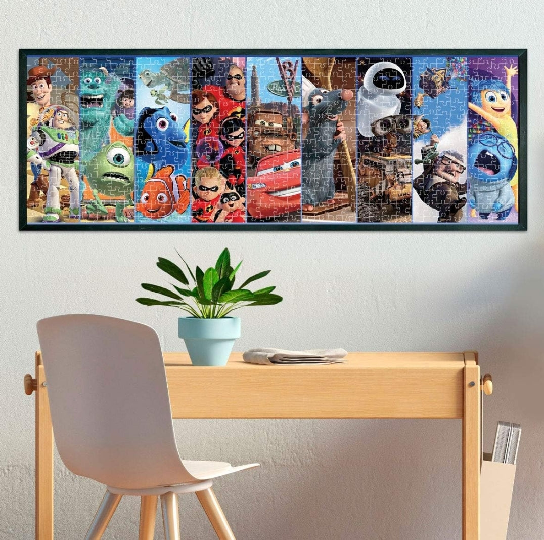 Puzzle Disney Clementoni panorama 1000 pièces Pixar