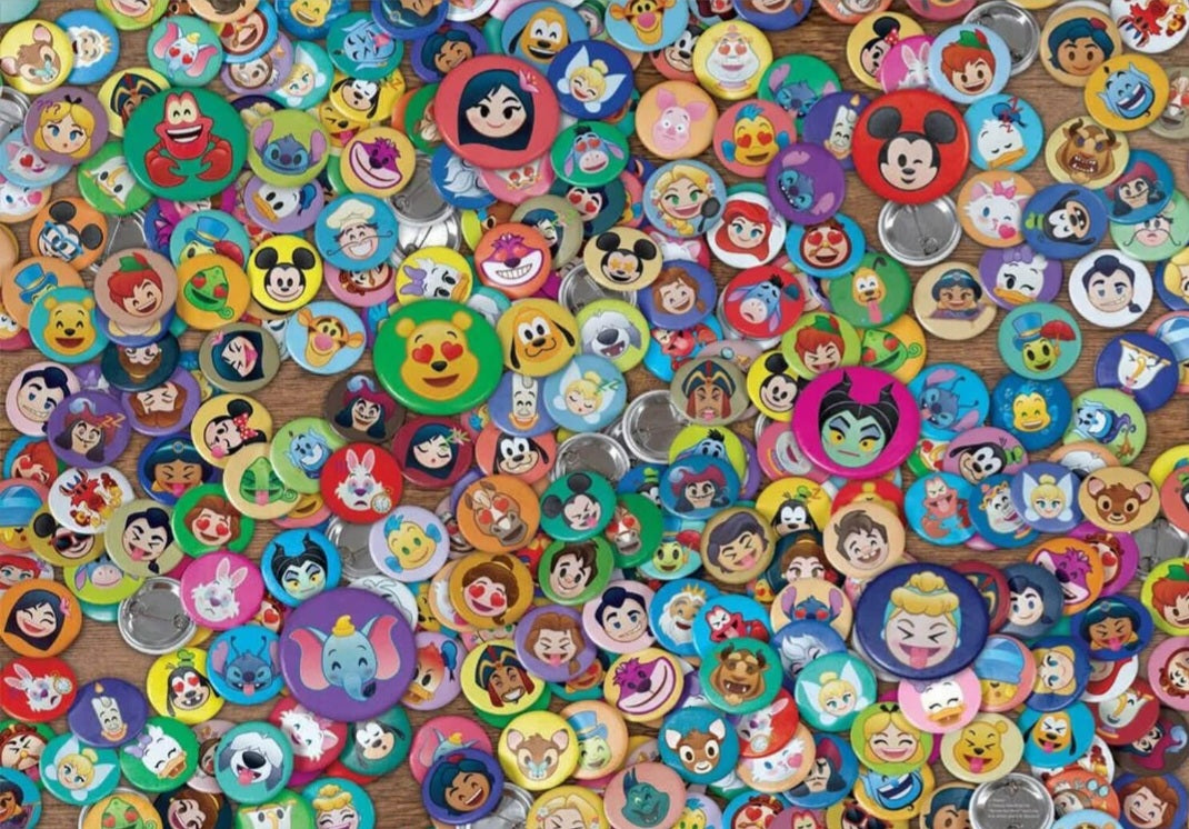 Puzzle impossible Disney Clementoni 1000 pièces Disney emoji