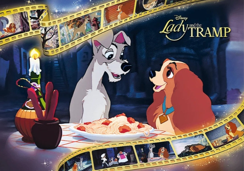 Puzzle Disney Trefl 1000 pièces la Belle et le Clochard Iconic moments