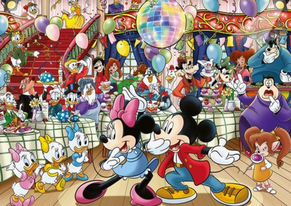 Puzzle Disney Jumbo 1000 pièces Wasgij Mickey's Party
