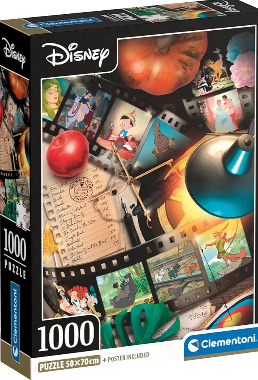 Puzzle Disney Clémentoni 1000 pièces Film classique