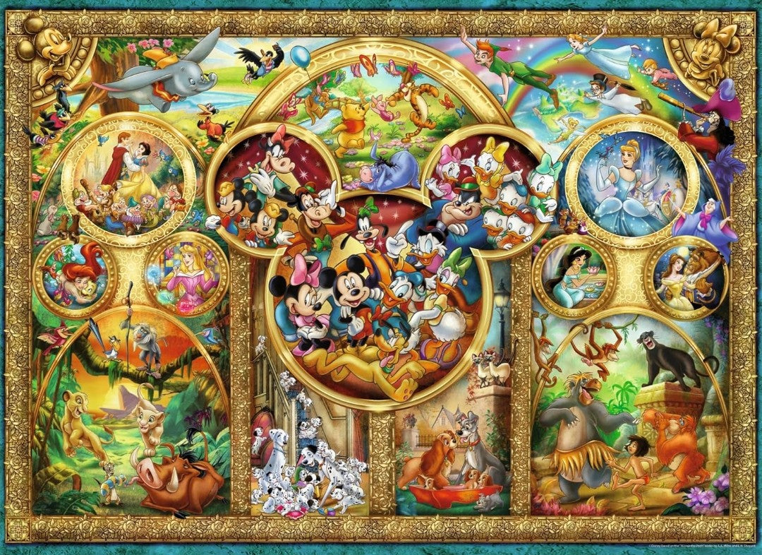 Puzzle Disney 500 pièces famille Disney