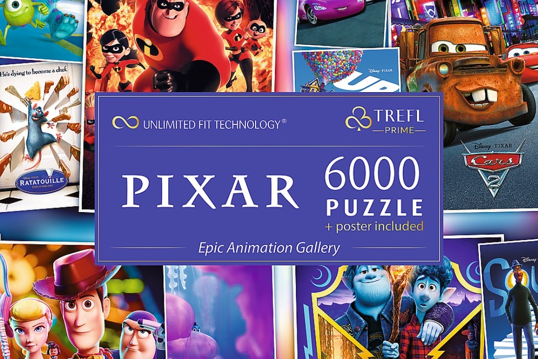 Puzzle Disney Trefl 6000 pièces Pixar – 4x1500 pièces combinables – La ...