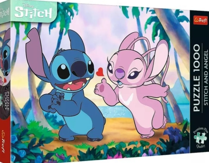 Puzzle Disney Trefl 1000 pièces Stitch et Angel
