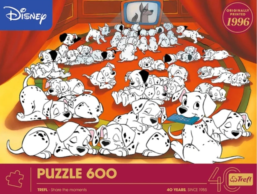 Puzzle Disney Trefl 600 pièces les 101 dalmatiens