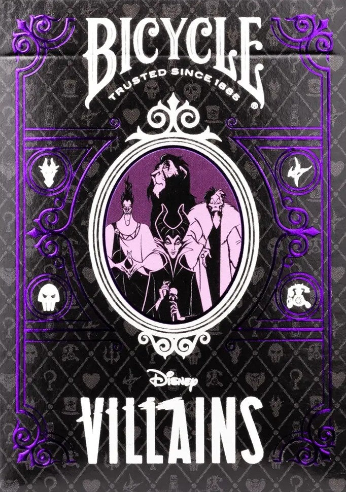 Jeu de cartes Disney Bycicle Les Vilains