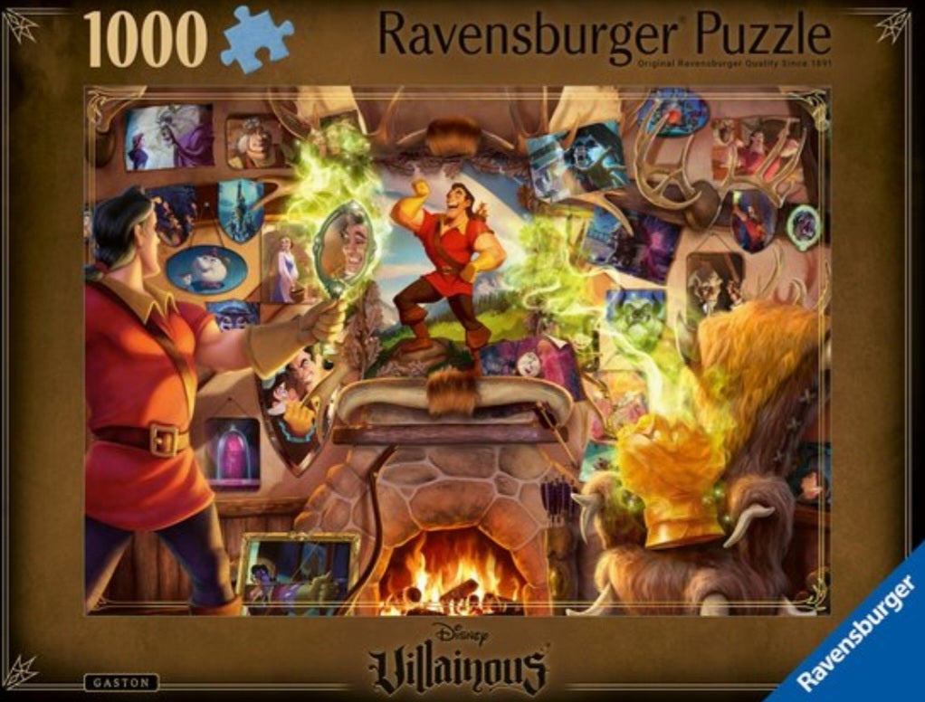 Puzzle Disney Ravensburger Villainous 1000 pièces Gaston