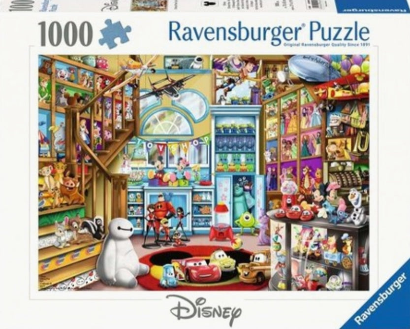 Puzzle Disney Ravensburger 1000 pièces le magasin de jouets