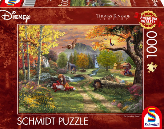 Puzzle Disney Schmidt 1000 pièces Rox et Roucky