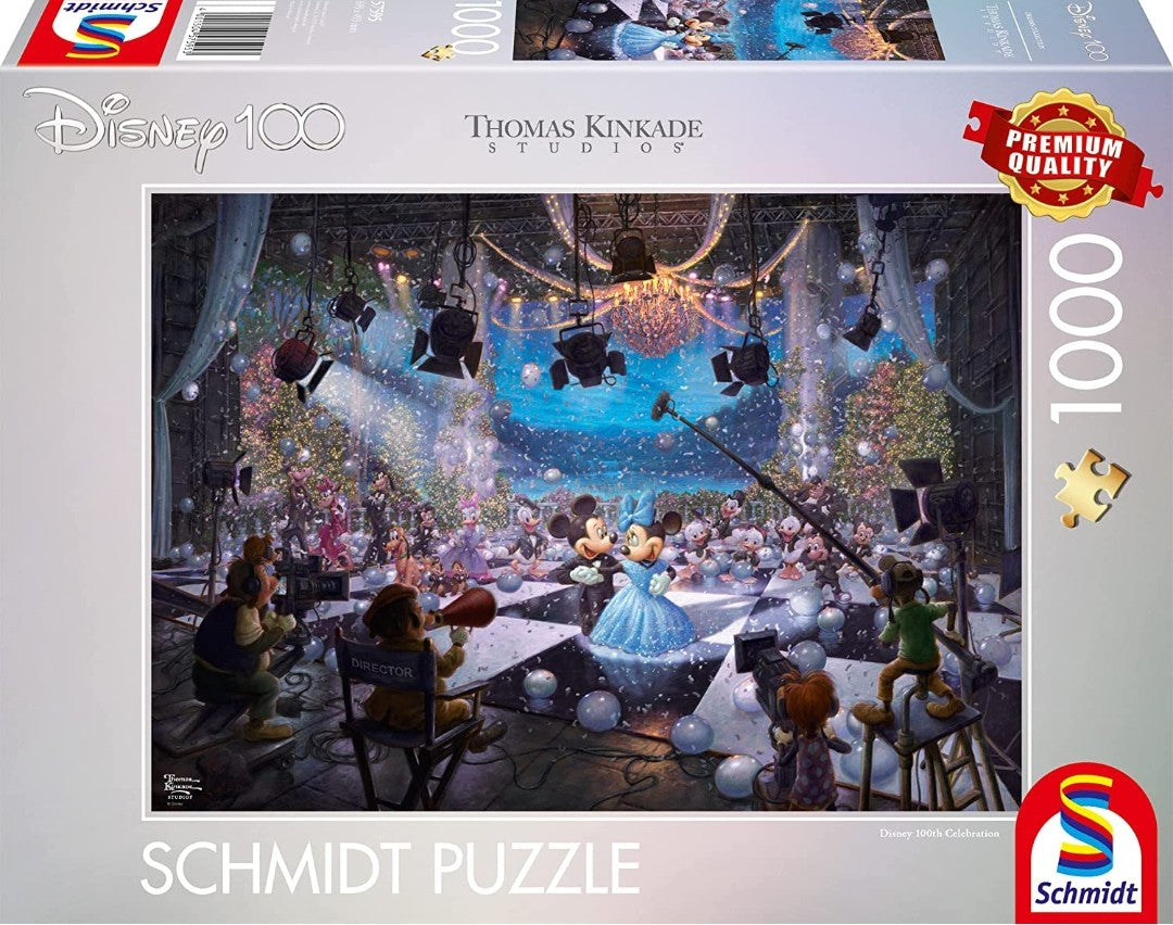 Puzzle Disney 100 ans Schmidt 1000 pieces Mickey Célébration – La-magie-des- puzzles.be