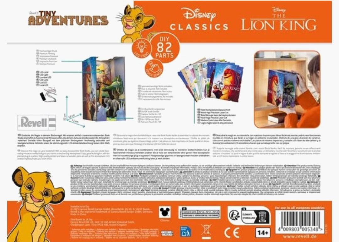 Puzzle Disney Tiny Adventures Book Nook Le Roi Lion