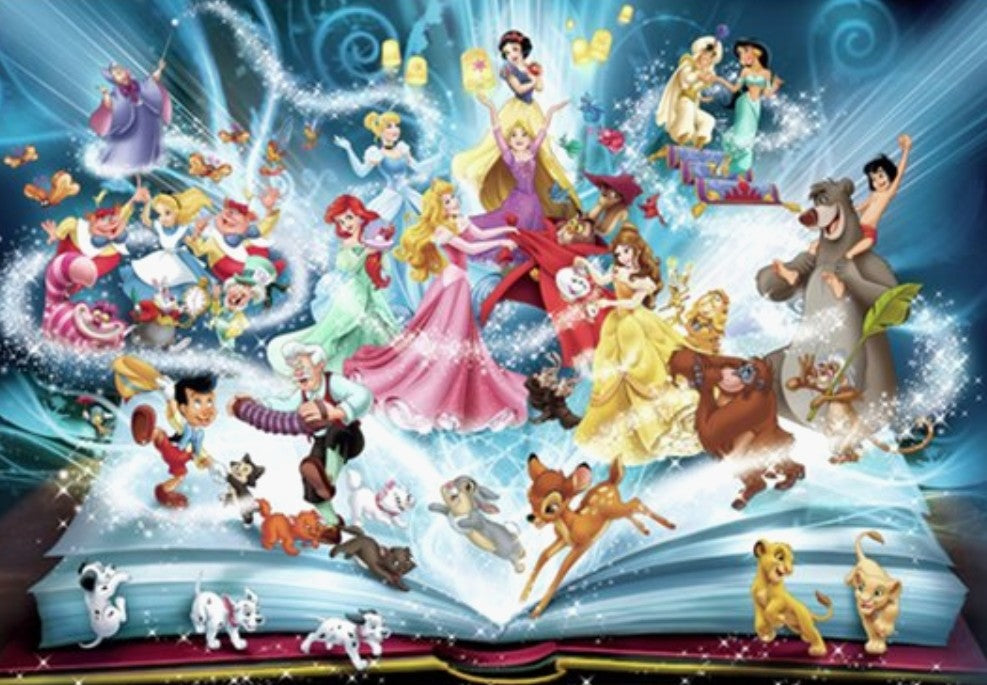 Puzzle Disney Ravensburger 1500 pièces Le livre Magie des contes Disney