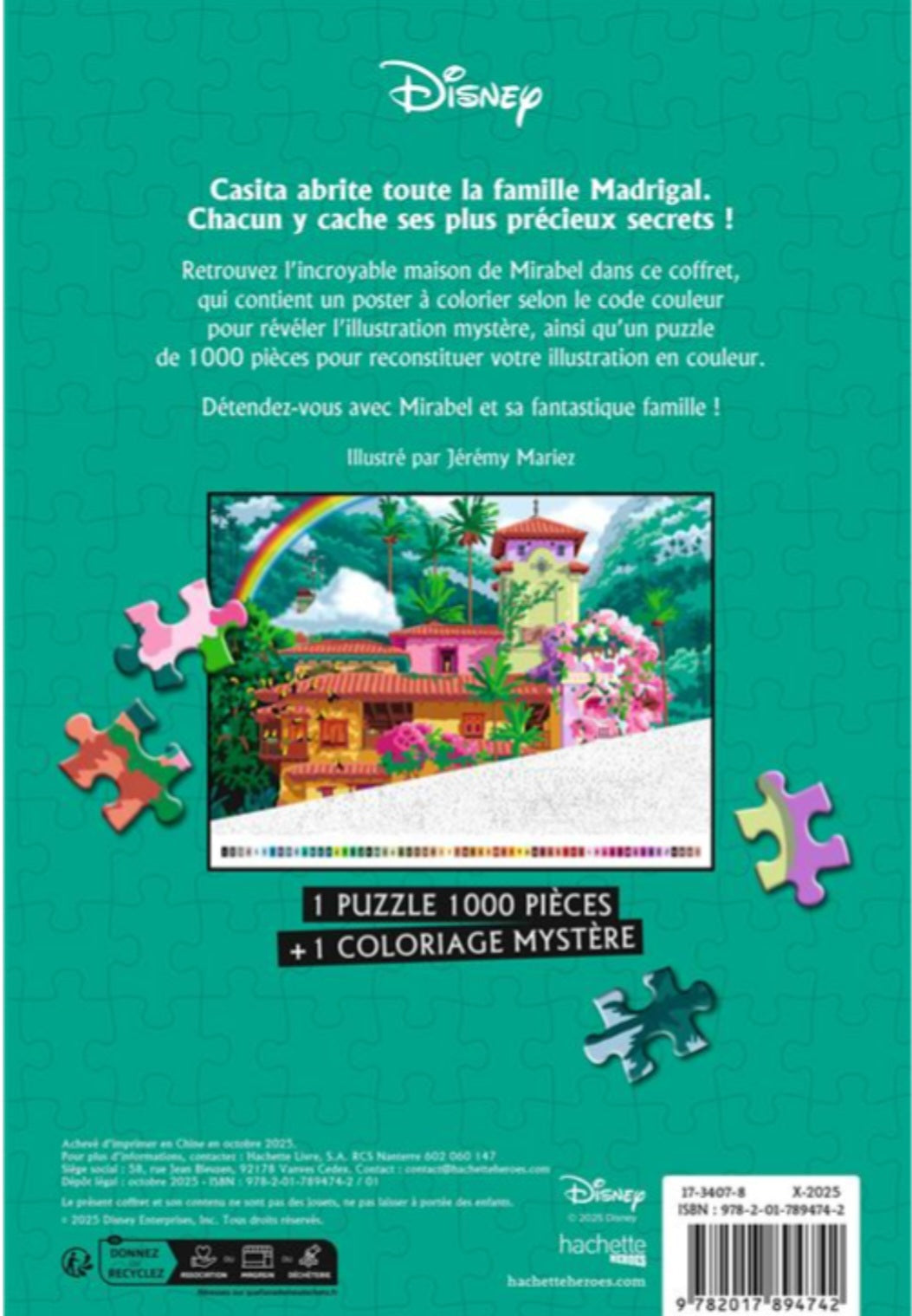 Puzzle Disney Mystère Hachette Encanto