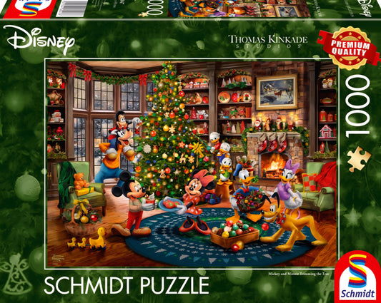 Puzzle Disney Schmidt 1000 pièces Trimming the Tree