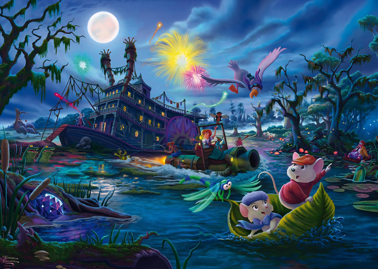 Puzzle Disney Schmidt 1000 pièces Bernard et Bianca,The Rescuers