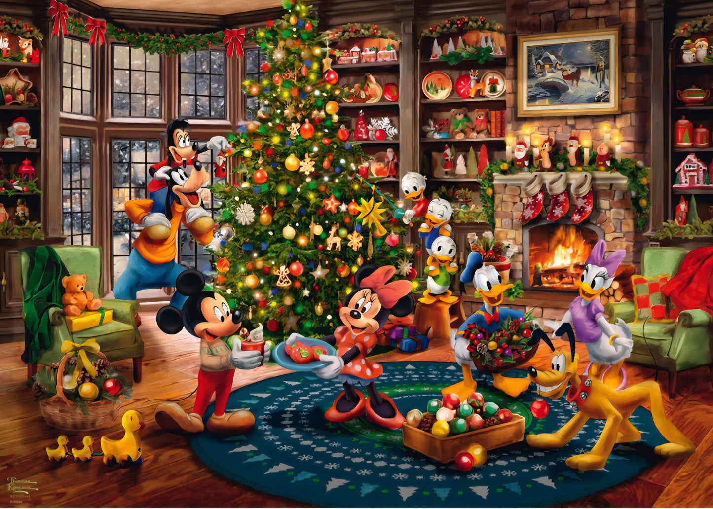 Puzzle Disney Schmidt 1000 pièces Trimming the Tree