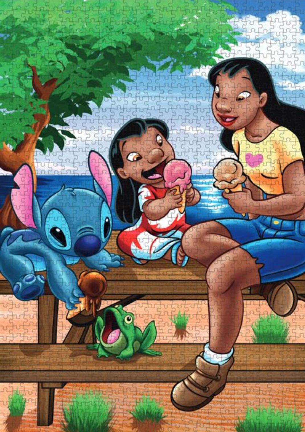 Puzzle Disney Mystère Hachette 1000 pièces Lilo et Stitch
