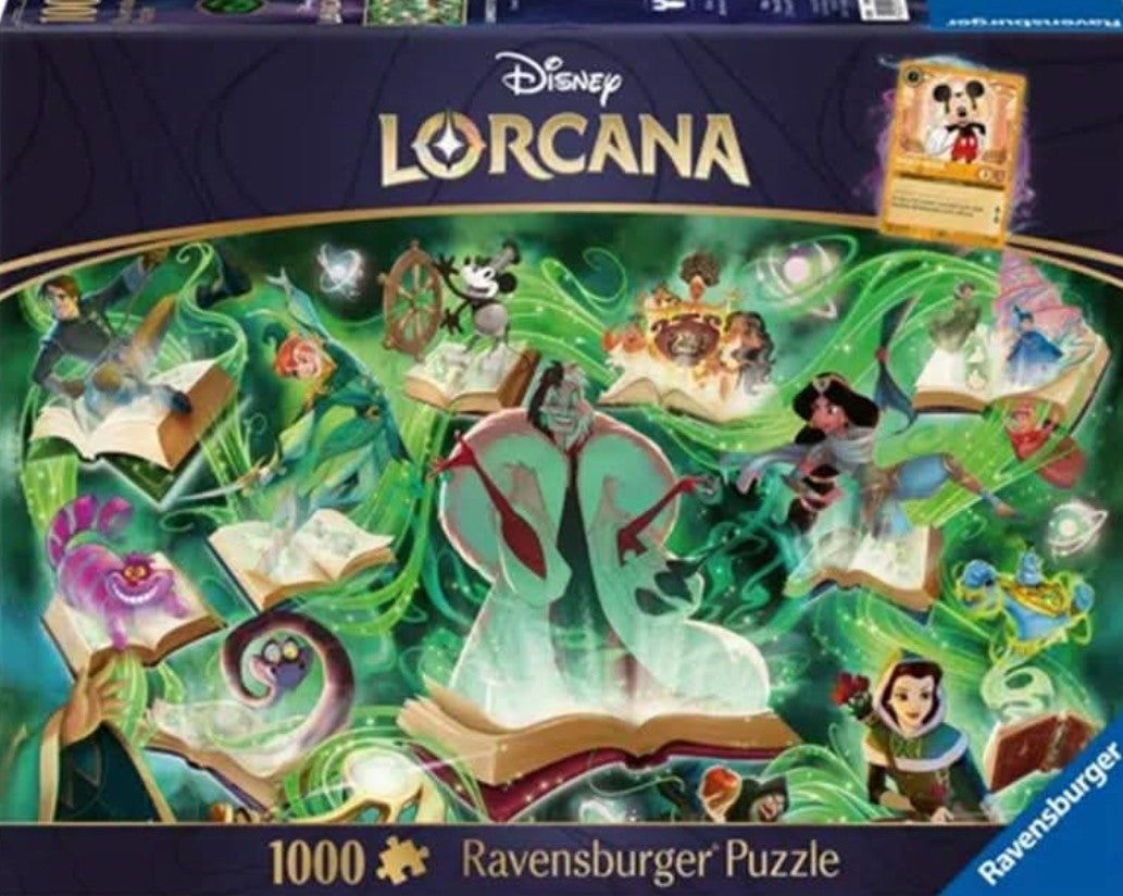 Puzzle Disney Lorcana Ravensburger 1000 pièces Emeraude