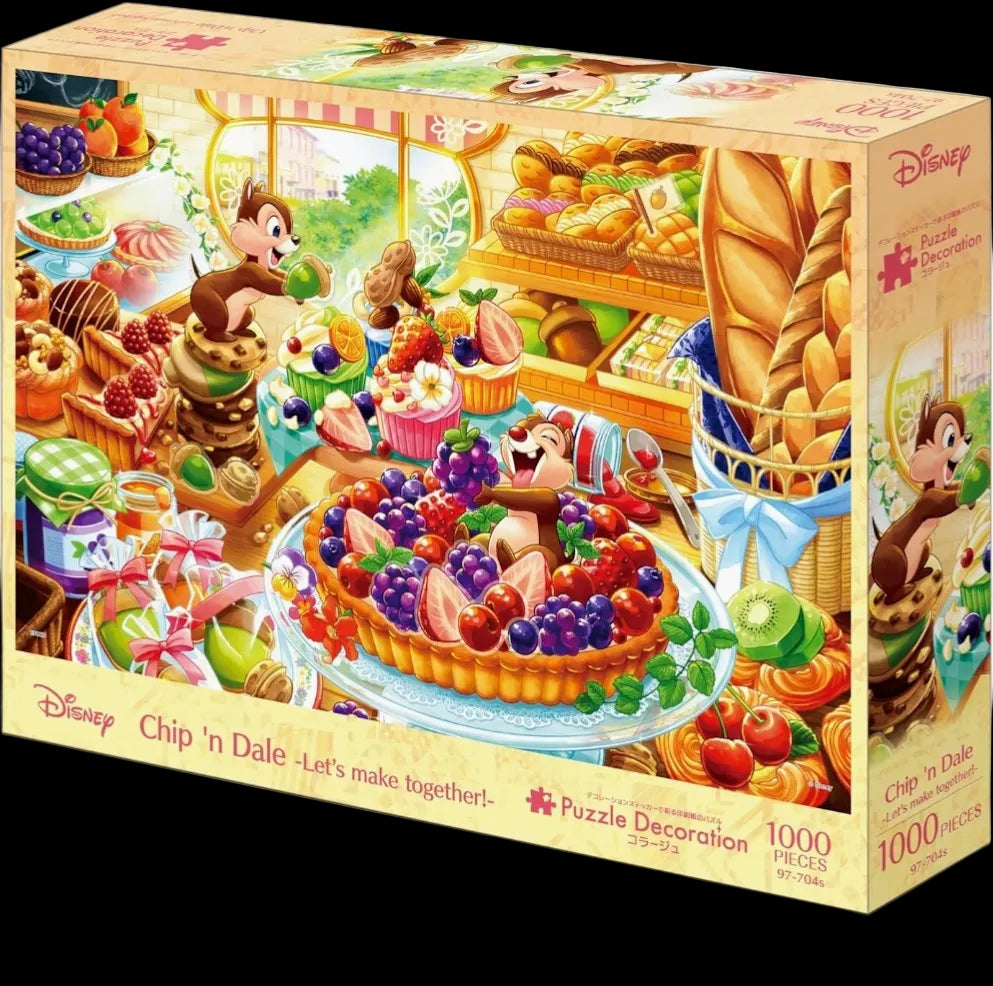 Puzzle Disney Epoch 1000 pièces Chip'n dale, Let's make together !