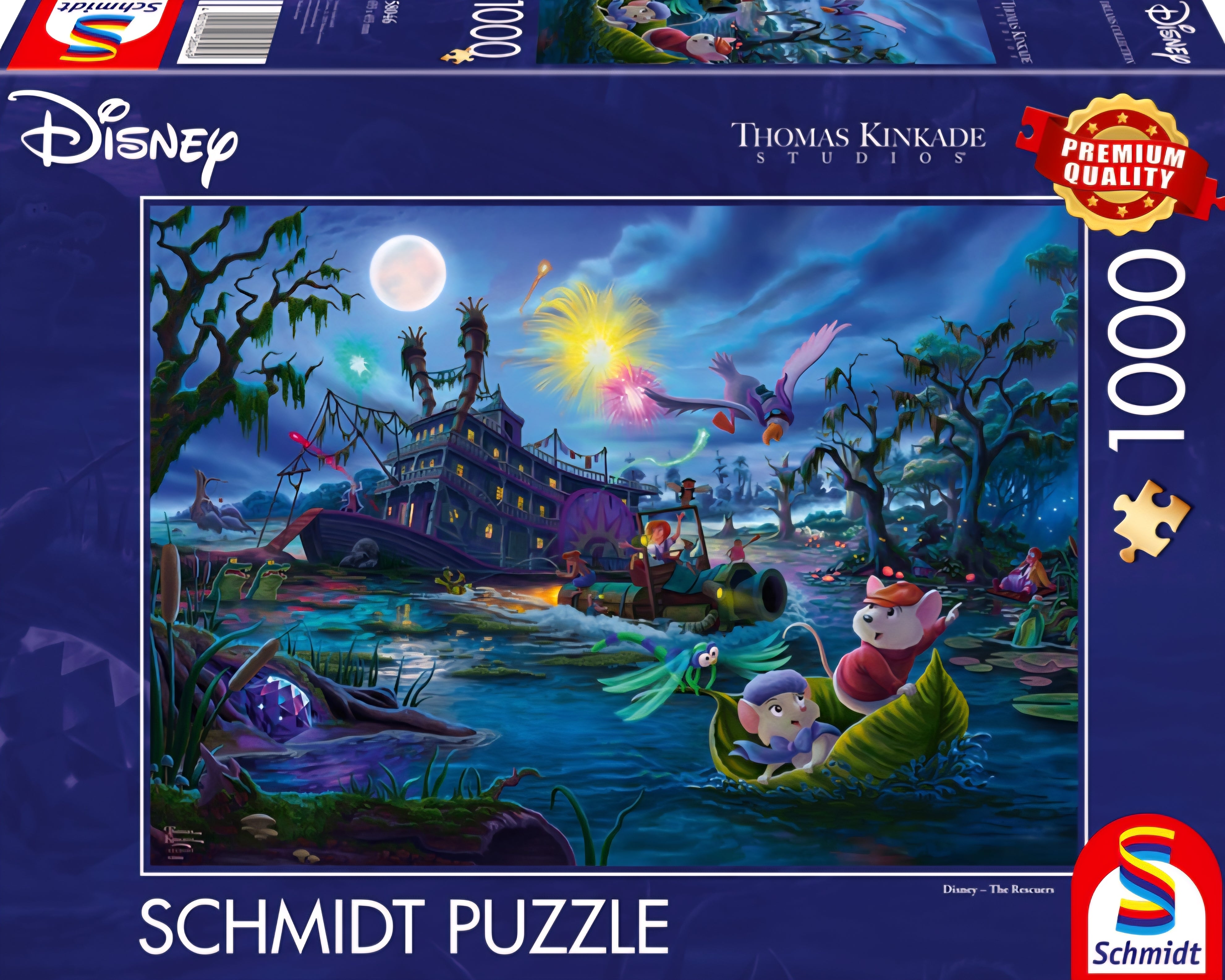 Puzzle Disney Schmidt 1000 pièces Bernard et Bianca,The Rescuers – La ...