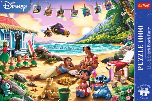 Puzzle Disney Trefl Lilo et Stitch, fête à la plage
