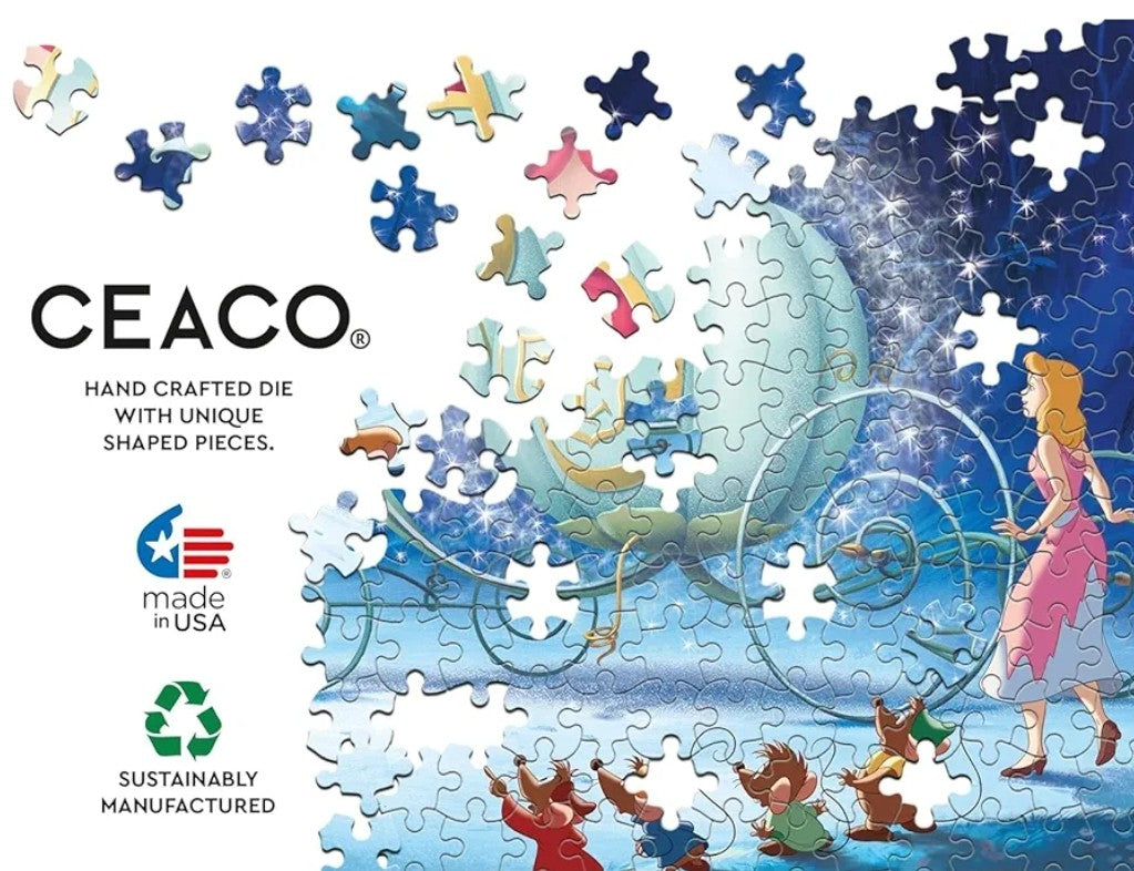 Puzzle Disney Ceaco 750 pièces le Carosse de Cendrillon