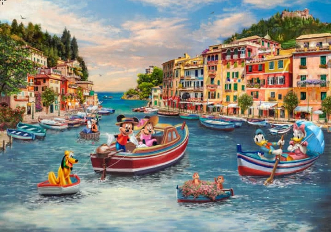 Puzzle Disney Schmidt 1000 pièces Mickey et Minnie en Italie