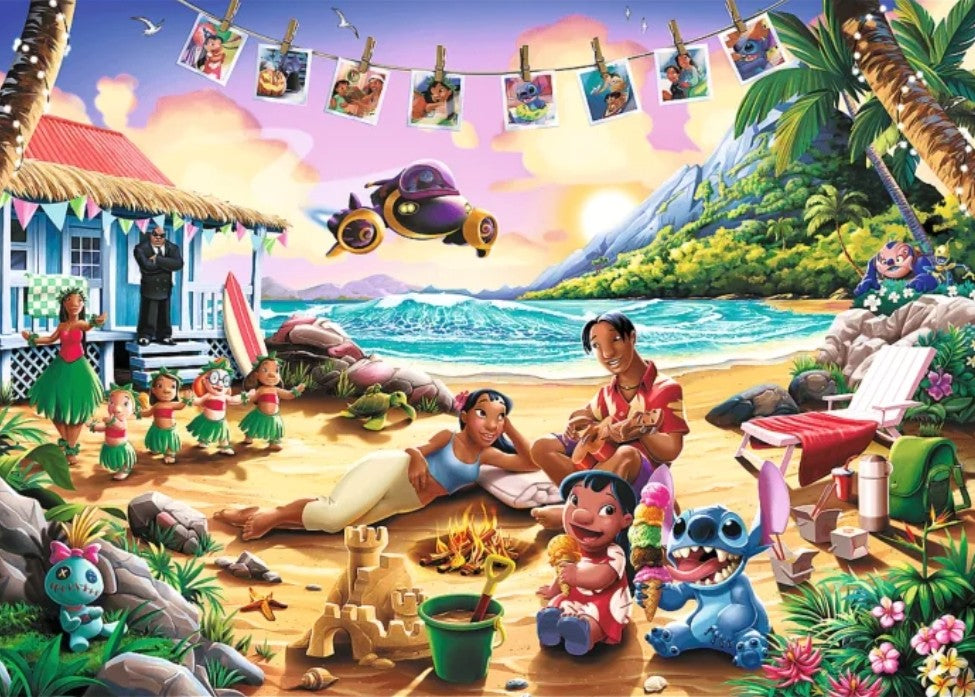 Puzzle Disney Trefl Lilo et Stitch, fête à la plage