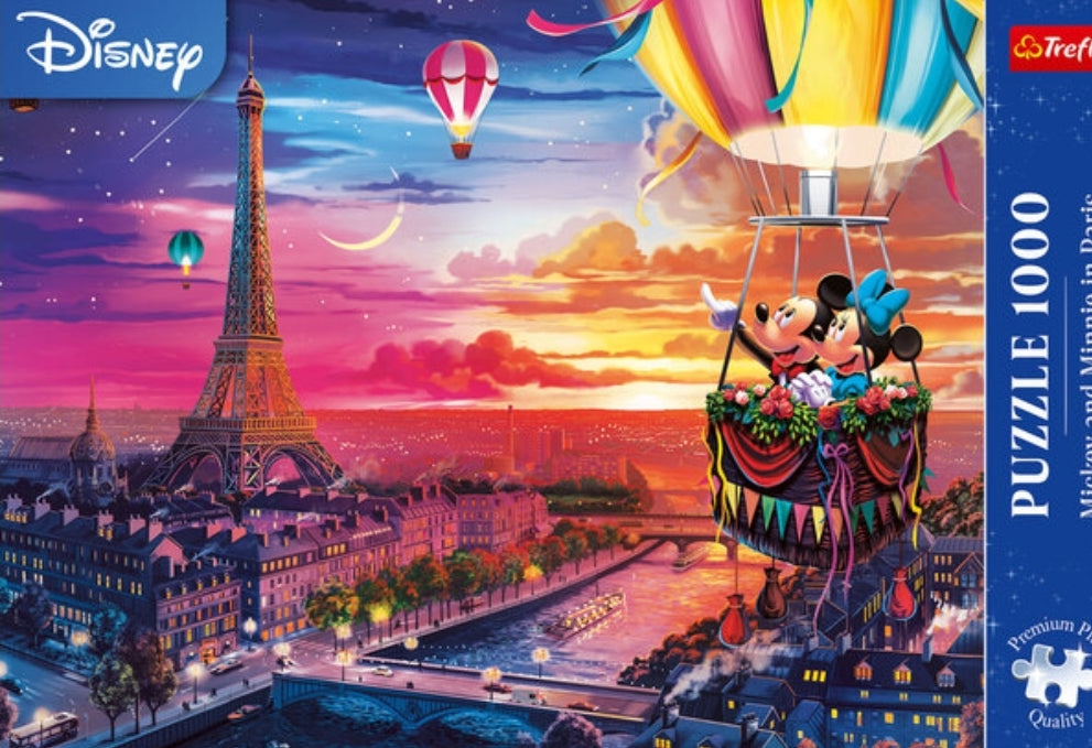 Puzzle Disney Trefl 1000 pièces Mickey et Minnie à Paris