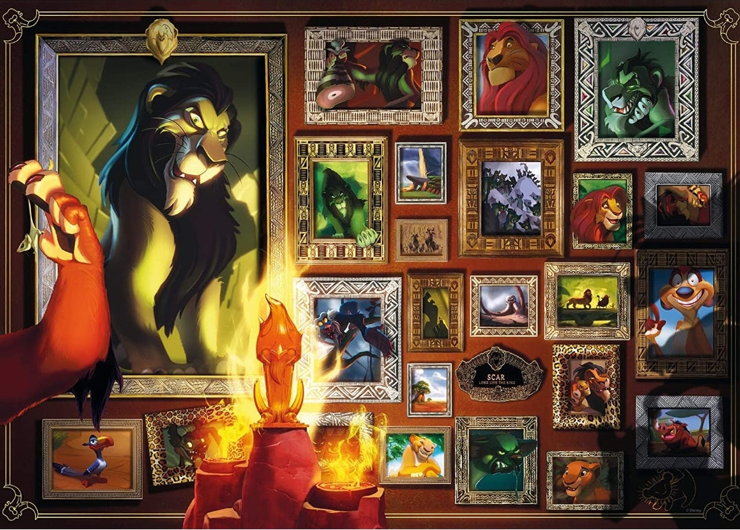Puzzle Disney Ravensburger Villainous 1000 pièces Scar