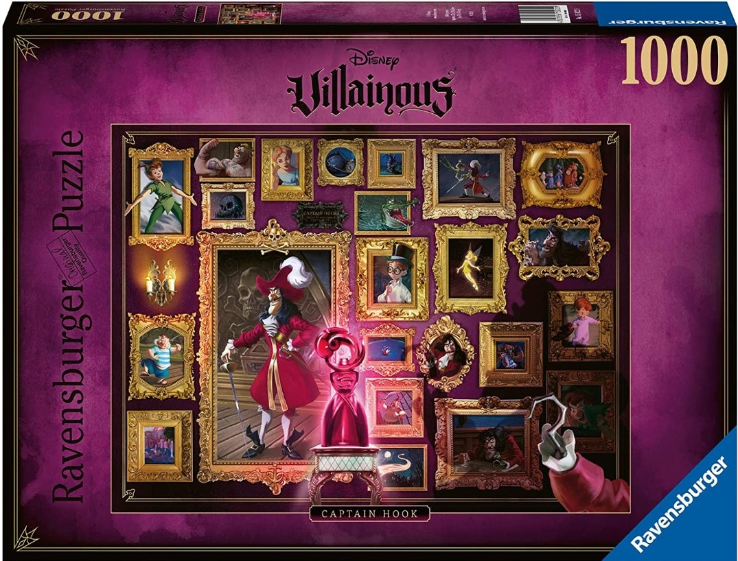 Puzzle Disney Ravensburger Villainous 1000 pièces Capitaine Crochet