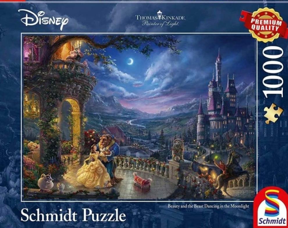 puzzle Disney Schmidt 1000 pièces la Belle et la Bête