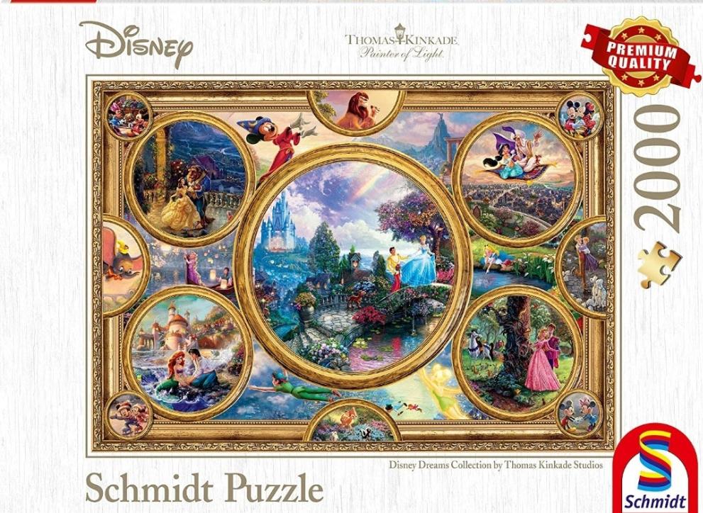 Puzzle Disney Schmidt 2000 pièces Thomas Kinkade