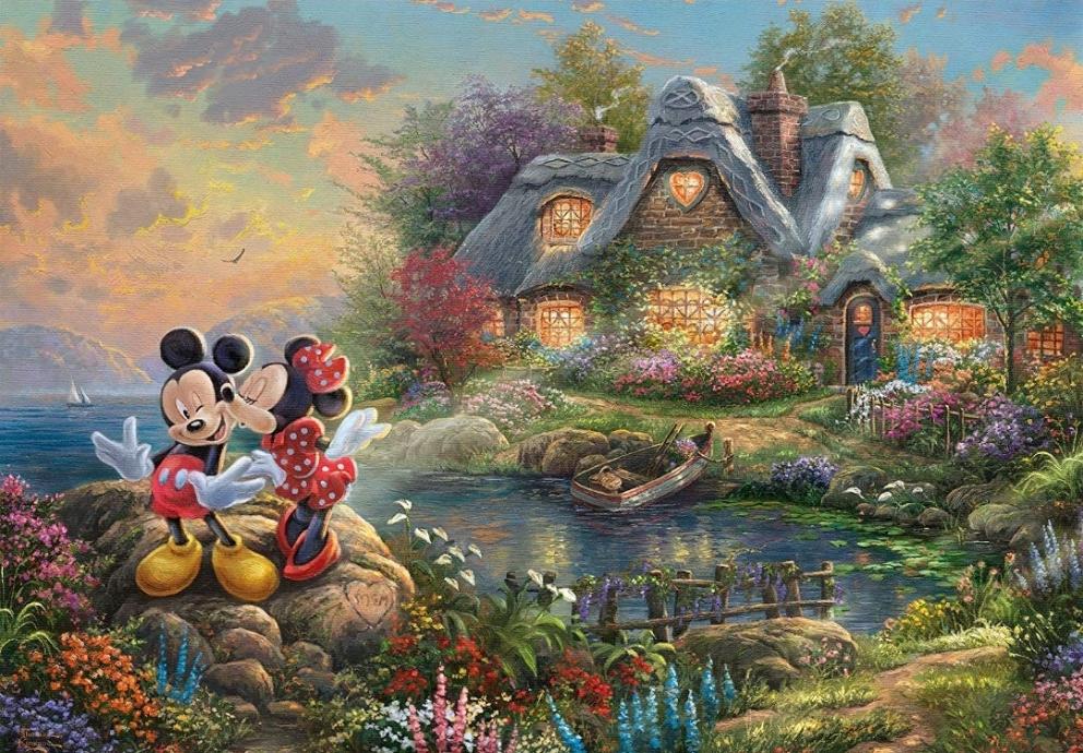 Puzzle Disney Schmidt 1000 pièces Mickey et Minnie