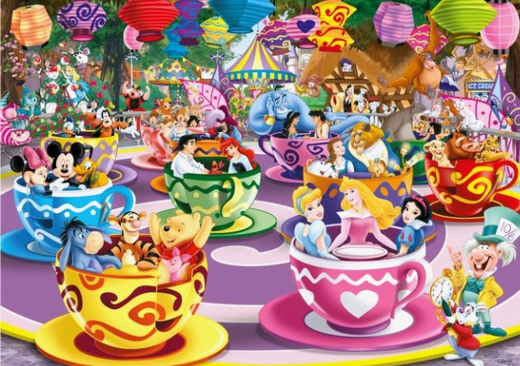 Puzzle Disney King 1000 pièces les Tasses