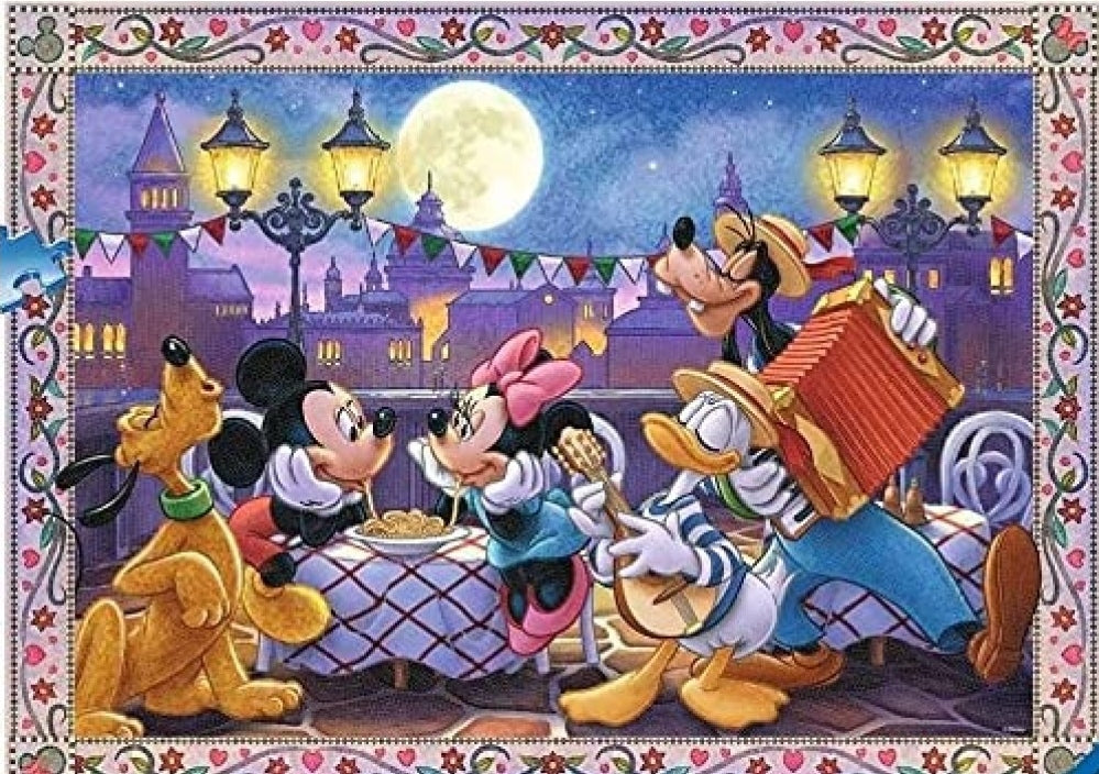 Puzzle Disney Ravensburger 1000 pièces Mickey romantique
