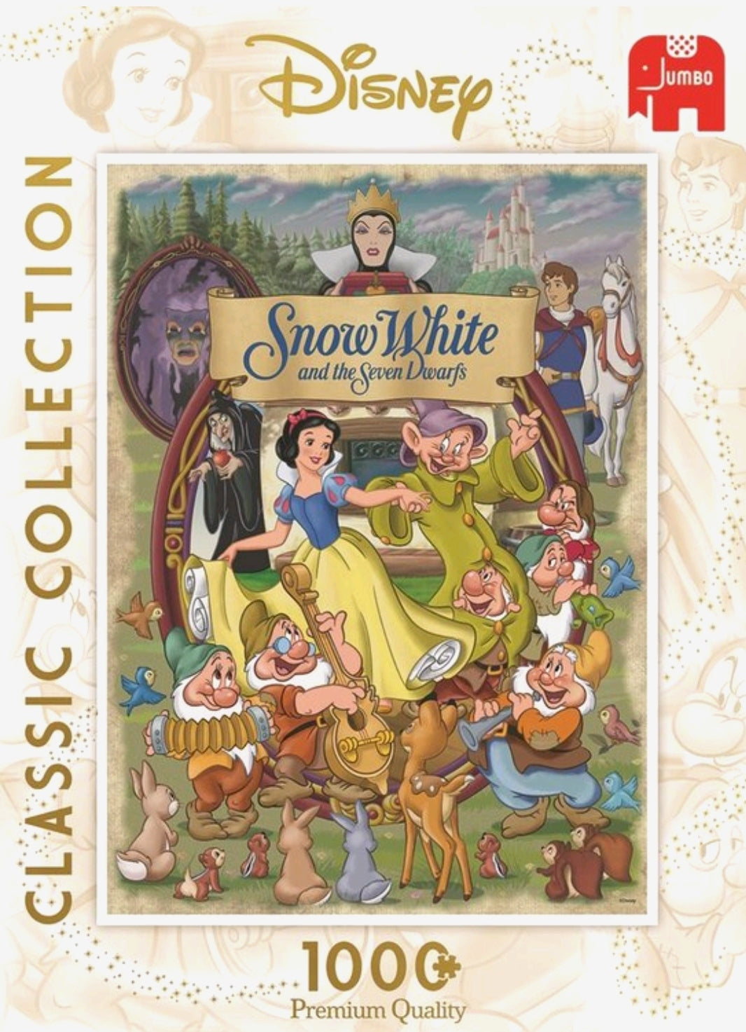 Puzzle Disney Jumbo 1000 pièces Blanche-Neige